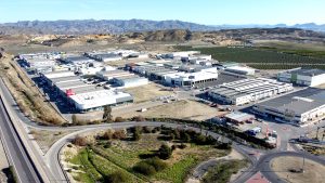 Vista aérea del Polígono Industrial "El Real" en Antas (Almería)